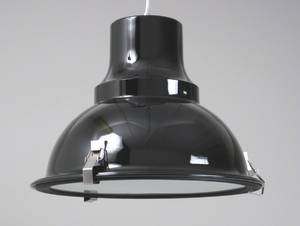 Industripendel - Sortlakeret aluminium