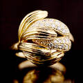 Ring 18 k guld briljanter
