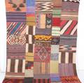 Persisk Patchwork Kelim mått 207 x 170 cm