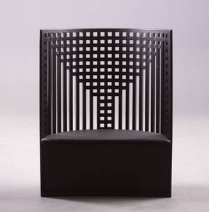 Charles Rennie Mackintosh 1868-1928. Willow Chair Settee