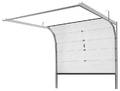 Garageport motordriven med fjärrstyrning 215x300 cm