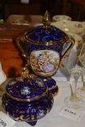 2 st lockurnor Italien, H 35 och 20 cm