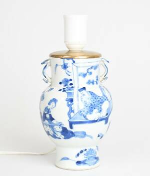 Vasbordslampa, Qing, Kina