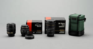 Sigma og Nikon. Tre objektiver 3