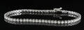 Bracelet in 18kt with brilliant cut diamonds 2.35 ct 