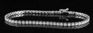 Bracelet in 18kt with brilliant cut diamonds 2.35 ct 