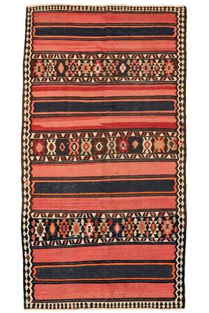 Persisk Kermanshah nomade-kelim, 300x162 cm.