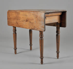 Klaffbord i fur, 1800-tal