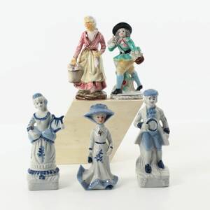 FIGURINER, porslin, 5 st