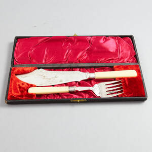 Serveringsbestick i nysilver