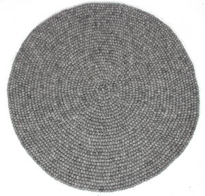 Håndlavet DOT tæppe. Ø. 140 cm.
