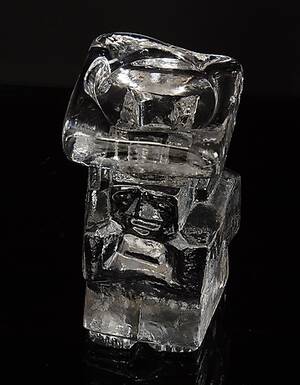 LJUSSTAKE, glas, Erik Höglund, Boda.