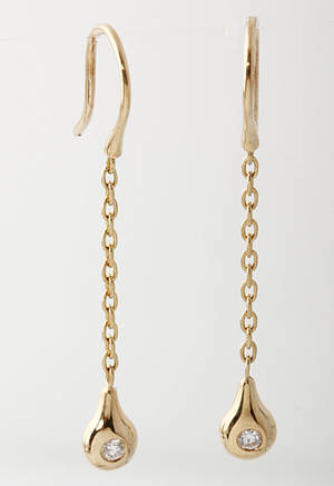 Pandora. Lovepod brillant ørelokker af 18 kt. guld. 2