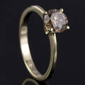 Solitaire ring ca. 1.04 ct.