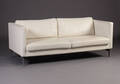 Tre pers sofa, lyst skind