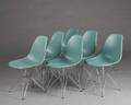 Charles Eames. Et sæt på seks stole, model DSR 6