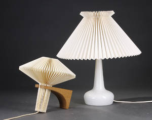 Le Klint Bordlampe samt væglampet mm.2