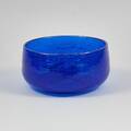 Skål, blått glas