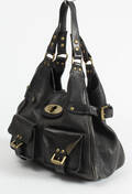 Mulberry taske, sort læder