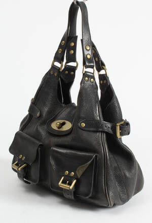 Mulberry taske, sort læder