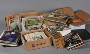 Samling filmprogrammer, filmromaner, scrapbøger m.m.