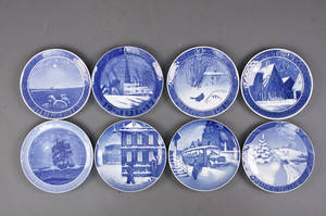 Samling Kgl. P. og BG. juleplatter 8
