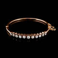 Armring 14 k guld diamanter