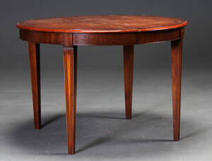 Rundt spisebord af mahogni, 1900-tallets første halvdel 3 