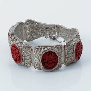 ARMBAND Silver, orientalisk, filigransarbete