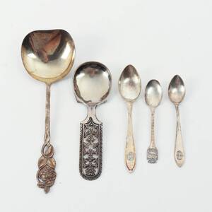 SILVEFÖREMÅL 5 delar, 126g