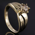 Solitaire ring ca. 1.00 ct.