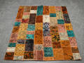 Persisk Patchwork tæppe, 175 x 125 cm.
