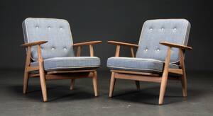 Hans J. Wegner. Par lænestole Cigaren, model GE-240 2