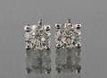 Brilliant-cut diamond earrings, approx. 0.86ct 2