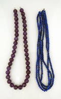 Collier med ametister samt Lapis Lazuli. Dobbar från Ole Lynggaard 2
