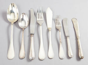 Bestick silver modell svensk rund