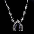 Halsband silver ametist