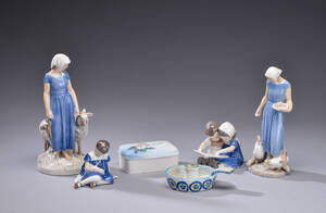 Royal Copenhagen samt BG, Samling figurer mm. 6