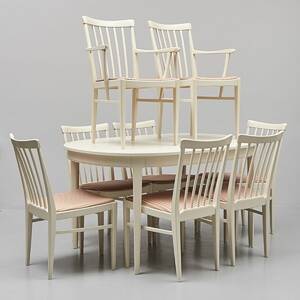 Matsalsgrupp, design Carl Malmsten 1888-1972