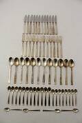 Bestickuppsättning, 60 del. silver