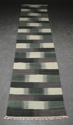 Moderne Kelim tæppe, 428x80.