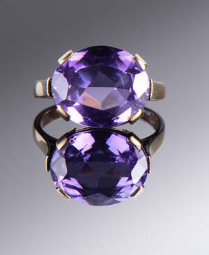 Cocktailring af 14 kt. guld