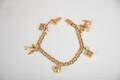 Berlockarmband, 18k-guld