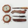 BAROMETER, 2 st samt KNIVAR, 2 st