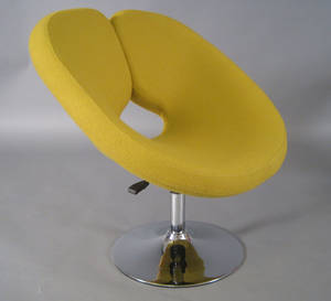 Moderne design - Hvilestol på drejesokkel