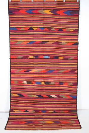 Orientmatta, flatvävd, Harsin-kelim, Kermanshah, 262x135 cm