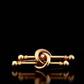 Brosch 18 k guld