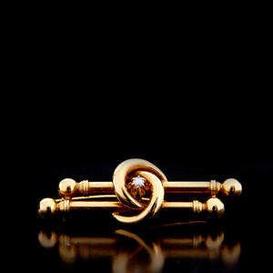 Brosch 18 k guld