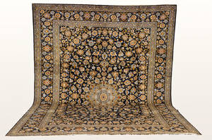 Persisk Keshan tæppe, 410x307 cm.