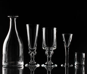 Reijmyre, glasservis, Antik, 25 delar